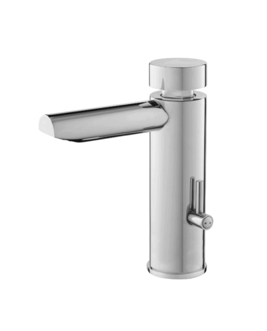 mélangeur lavabo cifial | temporisé City chrome/noir