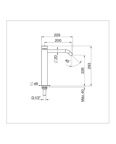 Mitigeur temporisé ST25 - Cifial