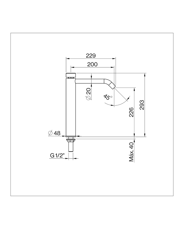 Mitigeur temporisé ST25 - Cifial