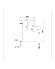 Mitigeur temporisé ST25 - Cifial