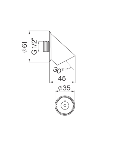 Pommeau douche anti vandalisme - Cifial