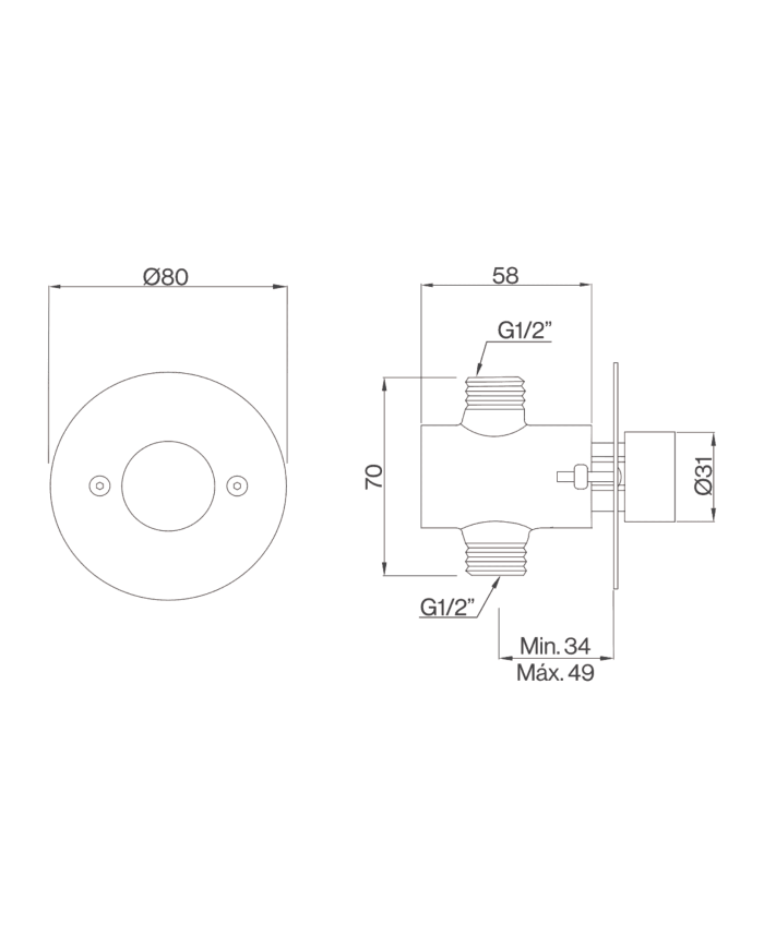 Mitigeur temporisé pour urinoir - Cifial