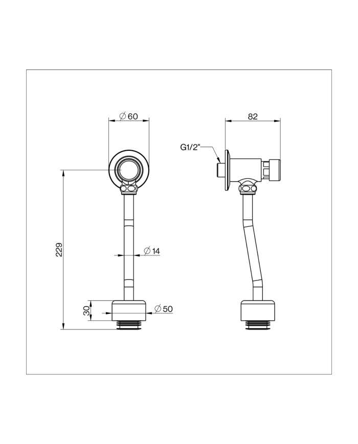 Robinet d'urinoir temporisé - Cifial