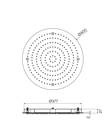 Ciel de pluie rond - Cifial