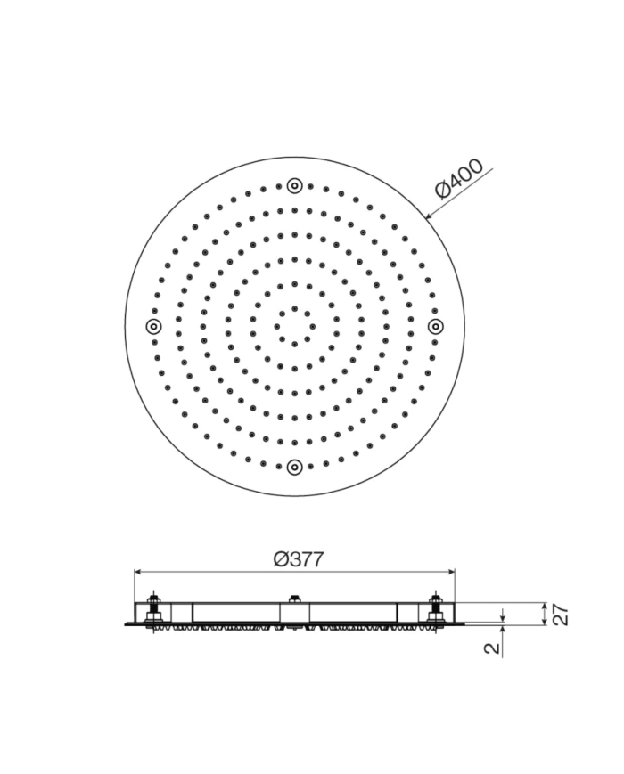 Ciel de pluie rond - Cifial