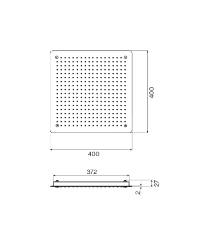 Ciel de pluie carré - Cifial