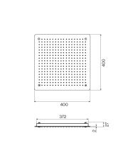 Ciel de pluie carré - Cifial