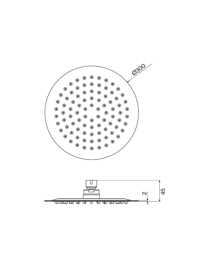 Tête de douche ronde - Cifial