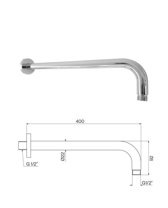 Tête de douche ronde - Cifial