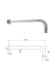 Tête de douche carré - Cifial