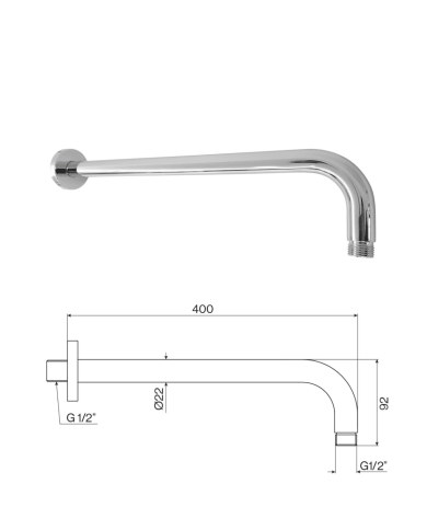Tête de douche rétro - Cifial