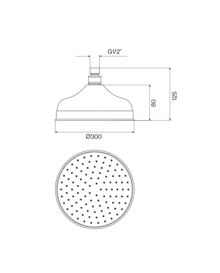 Tête de douche rétro - Cifial