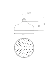 Tête de douche rétro - Cifial