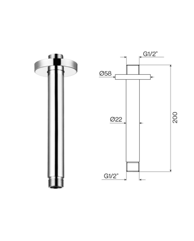 Tête de douche ABS - Cifial