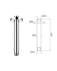 Tête de douche ABS - Cifial