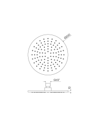 Tête de douche ABS - Cifial