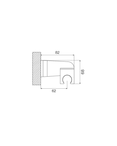 Support pour douchette 3 - Cifial