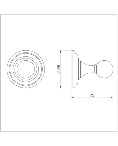 Patère murale - Cifial