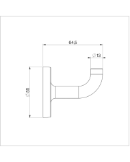 Patère mural TH400 - Cifial