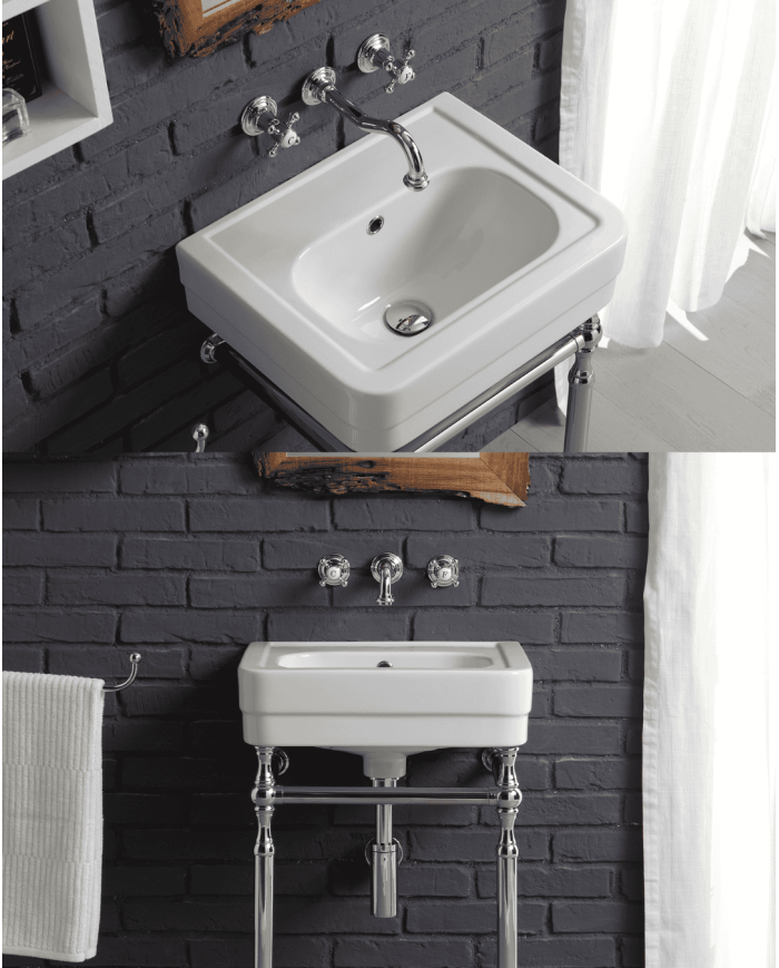 Robinet Mural arrondi - Bleu Provence