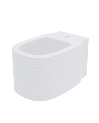 bidet suspendu cifial | Série Layer design rétro