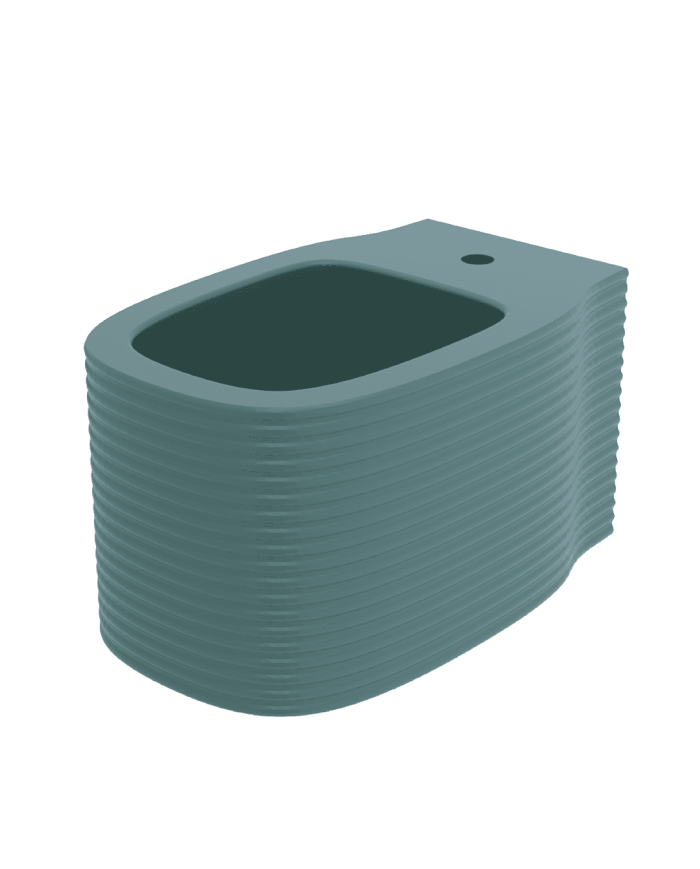 bidet suspendu cifial | Série Layer design rétro