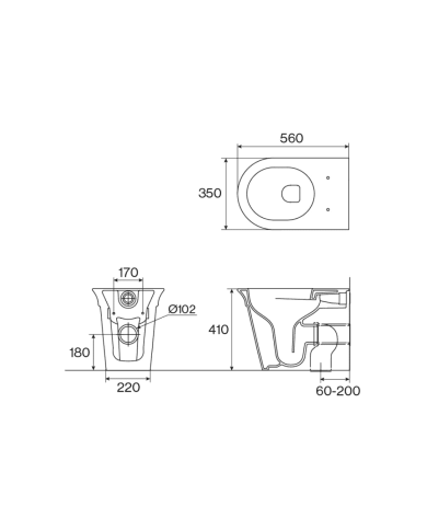 wc rétro cifial edwardian | Soft close & coloris