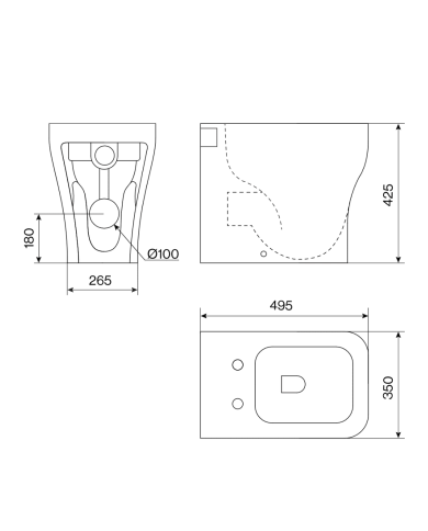 Ensemble de toilette compact Style S - Cifial