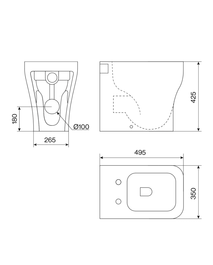 Ensemble de toilette compact Style S - Cifial
