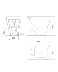 Ensemble de toilette compact Style S - Cifial
