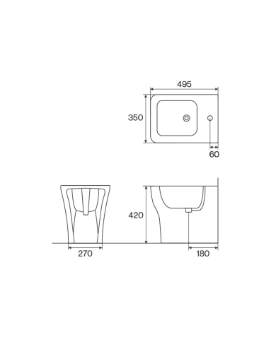 bidet rétro cifial | Style S design intemporel