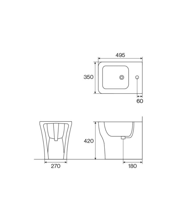 Bidet BTW Style S - Cifial