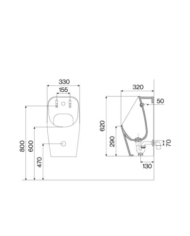 Urinoir Style S - Cifial