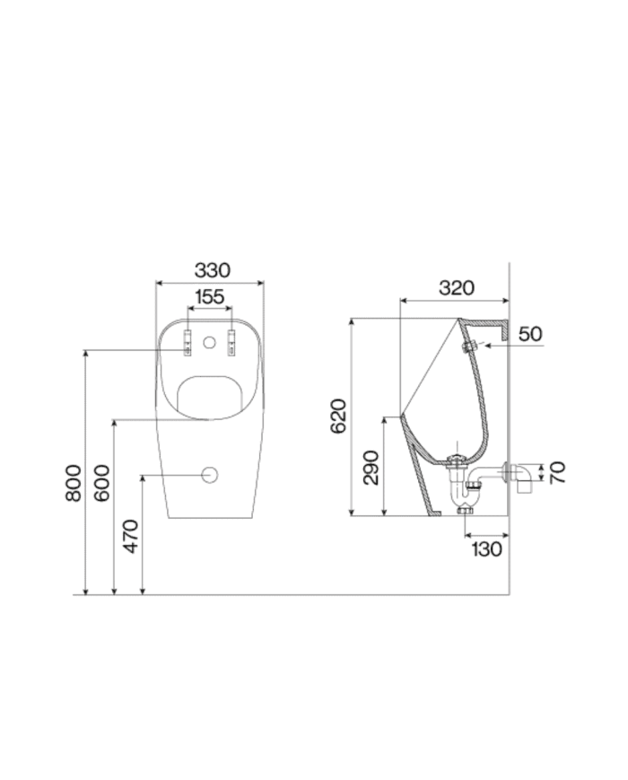 Urinoir Style S - Cifial