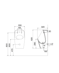 Urinoir Style S - Cifial