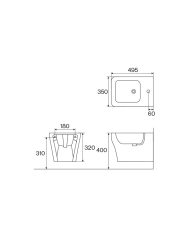 Bidet suspendu Style S - Cifial