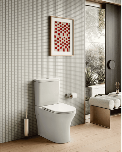 Pack WC Cifial rétro | Style vintage blanc brillant
