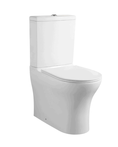 Pack WC Cifial rétro | Style vintage blanc brillant
