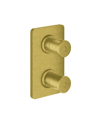 Façade douche thermostatique 2 sorties Faro - Ondyna