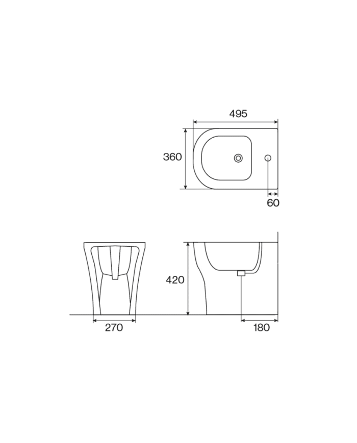 Bidet BTW Style R - Cifial