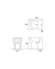 Bidet BTW Style R - Cifial