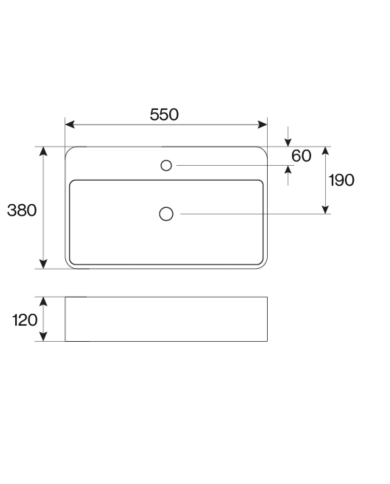 Vasque 550mm A2 - Cifial