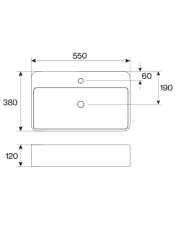 Vasque 550mm A2 - Cifial