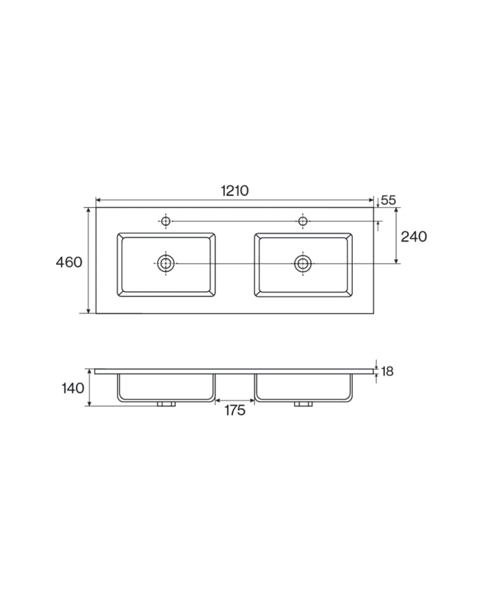 Vasque 1210mm Pool - Cifial