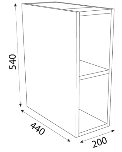 Niche pour Meuble de salle de bain - Cifial