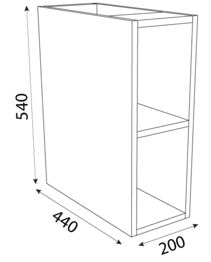 Niche pour Meuble de salle de bain - Cifial
