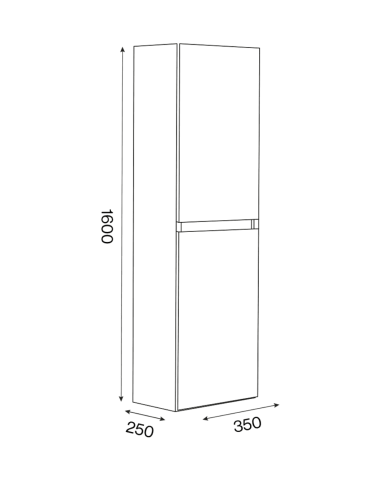 copy of Meuble 600mm de salle de bain - Cifial