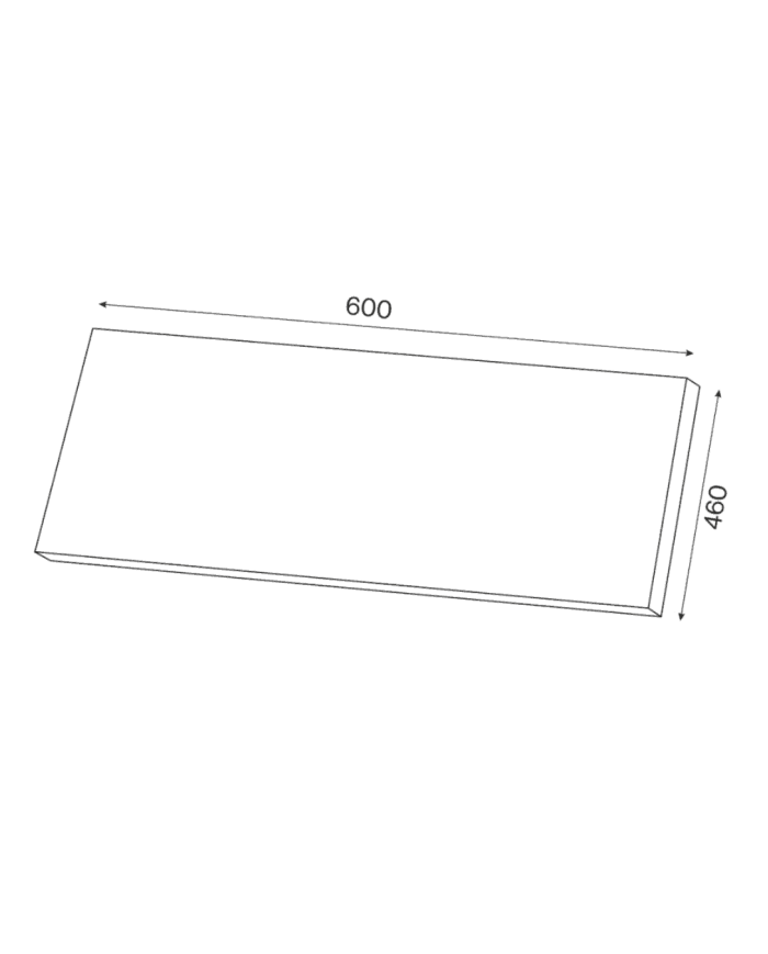 Plan de travail 600/800/1000/1200 - Cifial