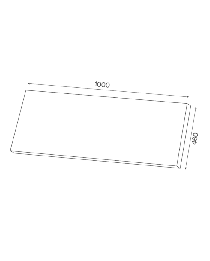 Plan de travail 600/800/1000/1200 - Cifial