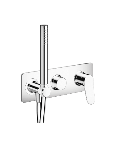 Façade douche/bain douche mitigeur 2 sorties Botte - Ondyna